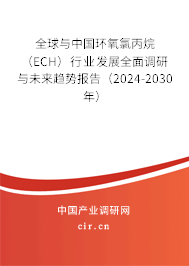 全球與中國環氧氯丙烷（ECH）行業發展全面調研與未來趨勢報告（2024-2030年）