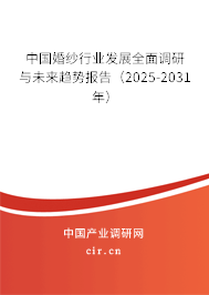 中國婚紗行業(yè)發(fā)展全面調(diào)研與未來趨勢報(bào)告（2025-2031年）