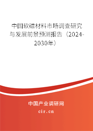 中國軟磁材料市場調查研究與發展前景預測報告（2024-2030年）