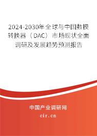 2024-2030年全球與中國數模轉換器（DAC）市場現狀全面調研及發展趨勢預測報告