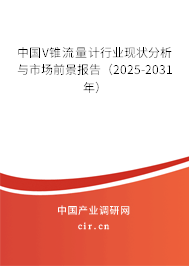 中國(guó)V錐流量計(jì)行業(yè)現(xiàn)狀分析與市場(chǎng)前景報(bào)告（2025-2031年）