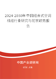 2024-2030年中國組合式空調機組行業研究與前景趨勢報告