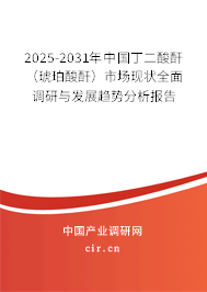 2025-2031年中國丁二酸酐（琥珀酸酐）市場現(xiàn)狀全面調研與發(fā)展趨勢分析報告
