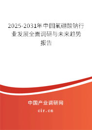 2025-2031年中國(guó)氟硼酸鈉行業(yè)發(fā)展全面調(diào)研與未來(lái)趨勢(shì)報(bào)告