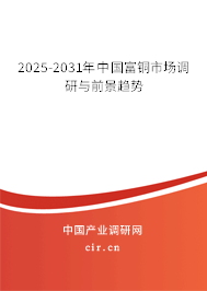 2025-2031年中國富銅市場調(diào)研與前景趨勢