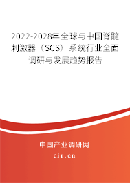 2022-2028年全球與中國脊髓刺激器（SCS）系統行業全面調研與發展趨勢報告