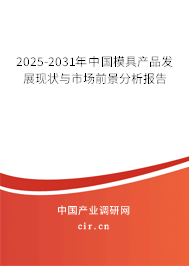 2025-2031年中國模具產品發展現狀與市場前景分析報告