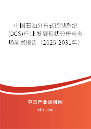 中國石油分布式控制系統(DCS)行業發展現狀分析與市場前景報告（2025-2031年）