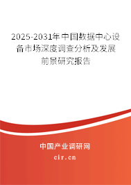 2024-2030年中國數據中心設備市場深度調查分析及發展前景研究報告