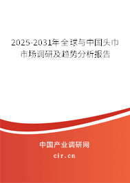 2025-2031年全球與中國頭巾市場調研及趨勢分析報告