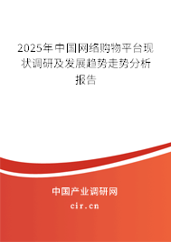 2025年中國網(wǎng)絡(luò)購物平臺現(xiàn)狀調(diào)研及發(fā)展趨勢走勢分析報告