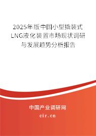 2025年版中國小型撬裝式LNG液化裝置市場現狀調研與發展趨勢分析報告
