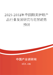 2025-2031年中國鞋類護理產品行業發展研究與前景趨勢預測
