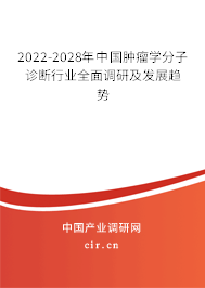 2022-2028年中國腫瘤學分子診斷行業全面調研及發展趨勢