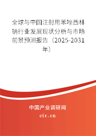 全球與中國注射用苯唑西林鈉行業發展現狀分析與市場前景預測報告（2025-2031年）