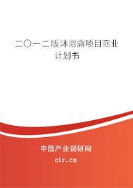 二〇一二版沐浴露項目商業計劃書