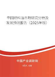 中國燃料油市場研究分析及發展預測報告（2025年版）