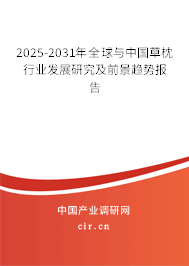 2025-2031年全球與中國草枕行業發展研究及前景趨勢報告