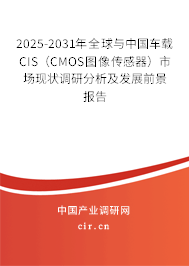 2025-2031年全球與中國車載CIS（CMOS圖像傳感器）市場現狀調研分析及發展前景報告