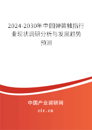 2024-2030年中國彈簧觸指行業現狀調研分析與發展趨勢預測