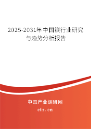 2025-2031年中國鎂行業研究與趨勢分析報告