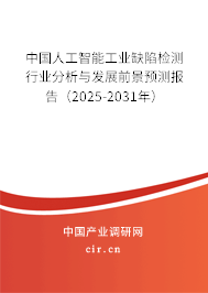 中國人工智能工業缺陷檢測行業分析與發展前景預測報告（2025-2031年）