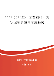 2025-2031年中國塑料行業現狀深度調研與發展趨勢