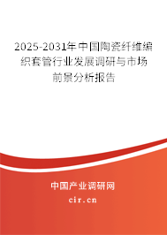 2025-2031年中國(guó)陶瓷纖維編織套管行業(yè)發(fā)展調(diào)研與市場(chǎng)前景分析報(bào)告