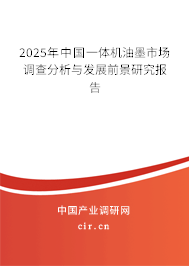 2025年中國(guó)一體機(jī)油墨市場(chǎng)調(diào)查分析與發(fā)展前景研究報(bào)告
