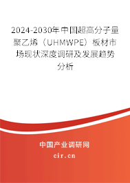 2024-2030年中國超高分子量聚乙烯（UHMWPE）板材市場現狀深度調研及發展趨勢分析