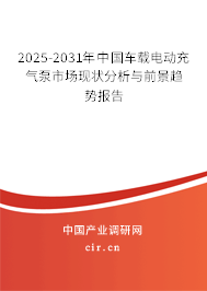 2025-2031年中國車載電動充氣泵市場現狀分析與前景趨勢報告