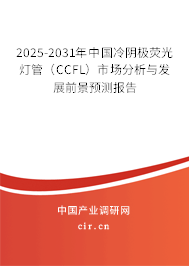 2025-2031年中國冷陰極熒光燈管（CCFL）市場分析與發展前景預測報告