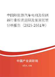 中國新能源汽車電機及控制器行業現狀調研及發展前景分析報告（2025-2031年）