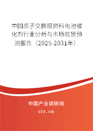 中國質子交換膜燃料電池催化劑行業分析與市場前景預測報告（2025-2031年）