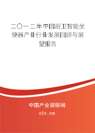 二〇一二年中國廚衛智能坐便器產業行業發展回顧與展望報告