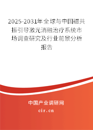 2025-2031年全球與中國磁共振引導激光消融治療系統市場調查研究及行業前景分析報告