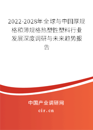 2022-2028年全球與中國厚規格和薄規格熱塑性塑料行業發展深度調研與未來趨勢報告