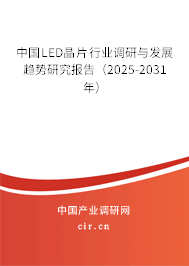 中國LED晶片行業調研與發展趨勢研究報告（2025-2031年）