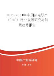 2025-2031年中國熱電聯產（CHP）行業(yè)發(fā)展研究與前景趨勢報告