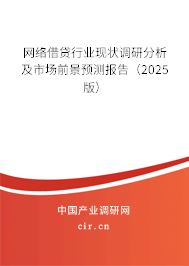 網絡借貸行業現狀調研分析及市場前景預測報告（2025版）