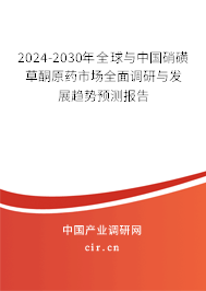 2024-2030年全球與中國硝磺草酮原藥市場全面調研與發展趨勢預測報告