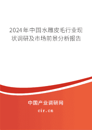 2023年中國水雕皮毛行業現狀調研及市場前景分析報告