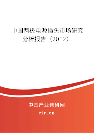 中國兩極電源插頭市場研究分析報告（2012）