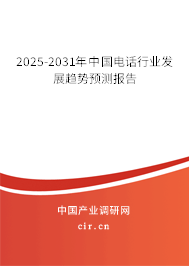 2025-2031年中國電話行業發展趨勢預測報告