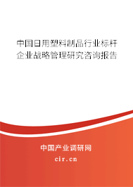 中國日用塑料制品行業標桿企業戰略管理研究咨詢報告