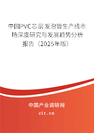 中國PVC芯層發泡管生產線市場深度研究與發展趨勢分析報告（2025年版）