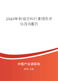 2010年新疆飲料行業財務評估咨詢報告