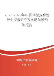 2023-2029年中國鋼塑復合管行業深度研究及市場前景預測報告