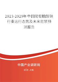 2023-2029年中國葡萄糖酸鈉行業運行態勢及未來前景預測報告