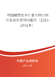 中國(guó)觸覺技術(shù)行業(yè)市場(chǎng)分析與發(fā)展前景預(yù)測(cè)報(bào)告（2025-2031年）